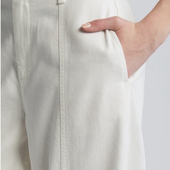 rag & bone Featherweight Arianna Wide Leg Pants JEANS SIZE 27 White - Picture 5 of 12